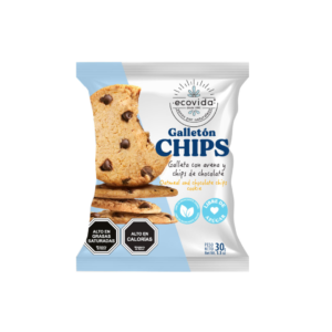 Galletón Avena Chips de chocolate 30g Ecovida