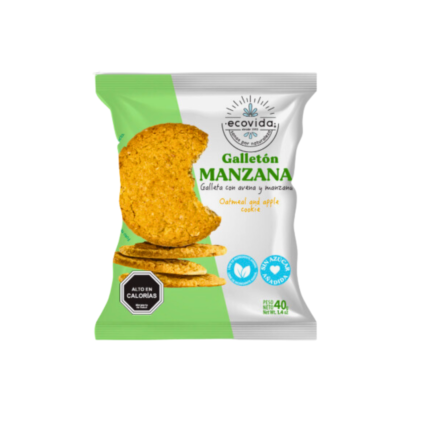Galletón Avena manzana 40g Ecovida