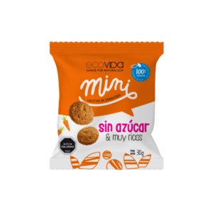Galletas mini de zanahoria 30g Ecovida