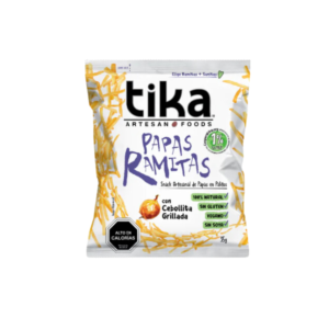 Tika Papas ramitas cebolla grillada 35g