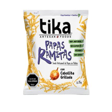 Tika Papas ramitas cebolla grillada 35g