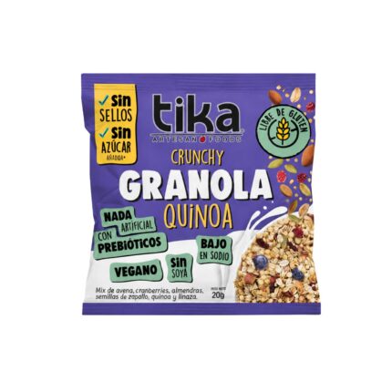 Tika Cereal Salvaje (avena, quinoa y semillas) 20g