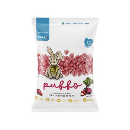 Puffs Frutilla Betarraga 10g Kuna Foods