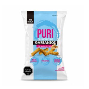 Puri Crunchy de garbanzos y maní 25g Purisnacks