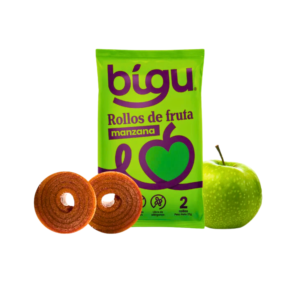 Rollitos de fruta Manzana 25g Bigu