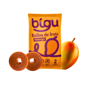 Rollitos de fruta Mango 25g Bigu