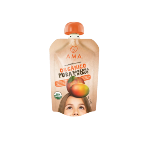 Puré Manzana Mango Orgánico 90g Ama Time