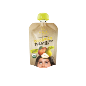 Puré Manzana Pera orgánico 90g Ama Time