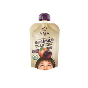 Puré Manzana Ciruela Orgánico 90g Ama Time