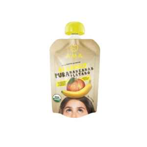 Puré Manzana Plátano orgánico 90g Ama Time