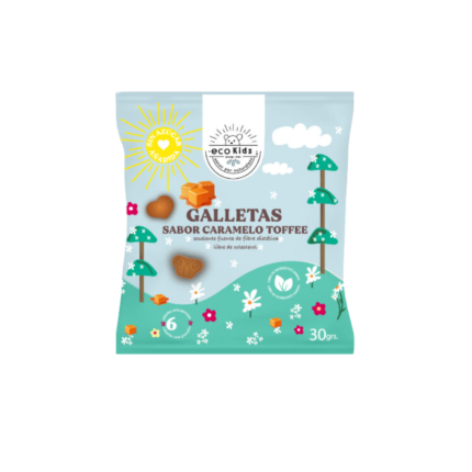 Galletas Ecokids caramelo toffe 30g