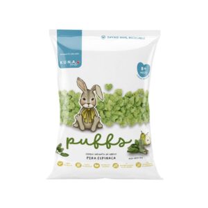 Puffs Pera Espinaca 10g Kuna Foods