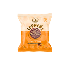 Toppers chocolate naranja y trozos de almendra 33g Be Cookies