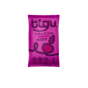 Rollitos de fruta Betarraga 25g Bigu
