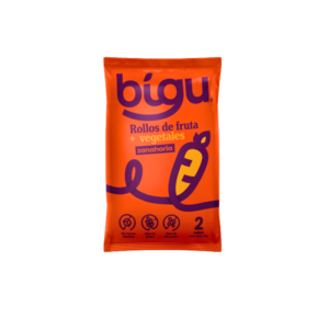 Rollitos de fruta Zanahoria 25g Bigu