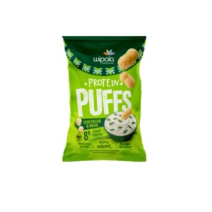 Puff de proteína con sour crema y cebolla 40g Wipala