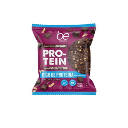 Galletón Protein Chocolate Maní 42g Be Cookies