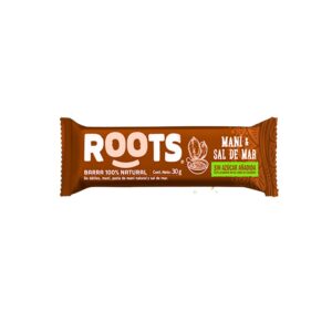 Barrita sabor Maní y Sal de mar 30g Roots