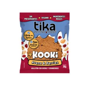 Galletón Avena & Berries 30g Tika Kooki