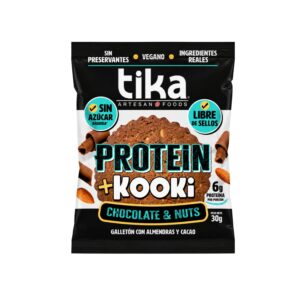 Galletón Protein Chocolate & Nuts 30g Tika Kooki