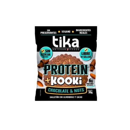 Galletón Protein Chocolate & Nuts 30g Tika Kooki