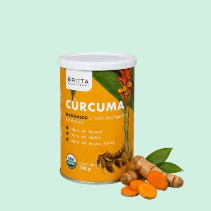 Cúrcuma en polvo Brota - Curcumina para tu rutina