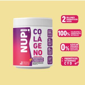 Colágeno NUP berries – Pre y probióticos + vitaminas
