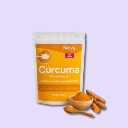 Cúrcuma en polvo Nativ For Life - Especia funcional