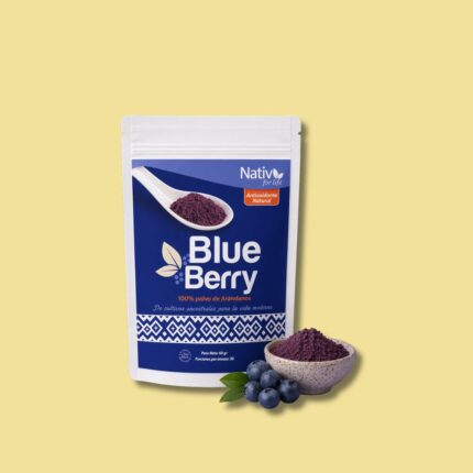 Arándanos en polvo Nativ For Life - Blueberry liofilizado
