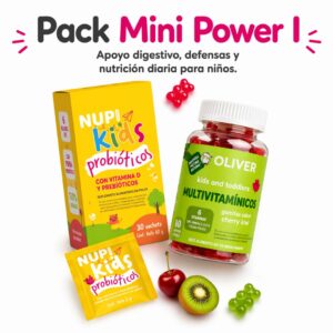 Pack Mini Power 1 para niños – Probióticos + Multivitamínico