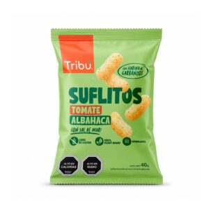 Suflitos Tomate Albahaca 40g Tribu Food