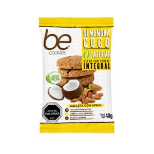Galletón sin azúcar sabor almendra coco 40g Be Cookies