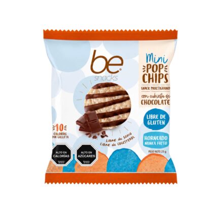 Mini Pops multigrano con cubierta de chocolate 25g Be Cookies