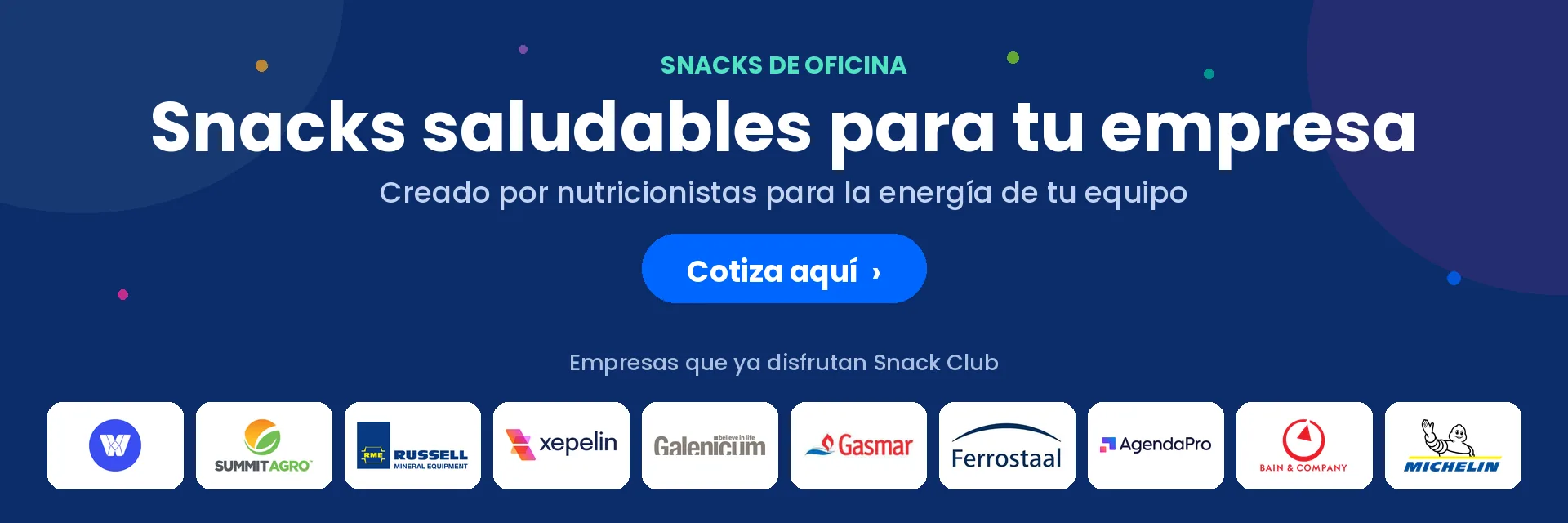 Snacks para Oficinas
